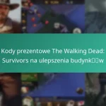 Kody prezentowe The Walking Dead: Survivors na ulepszenia budynków